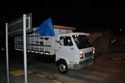José Zanolli e Júlio Cechinel saem em carreata por Içara