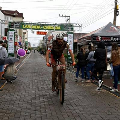 Após 60km percorridos, ciclista Sideropolitano conquista segundo lugar em competição