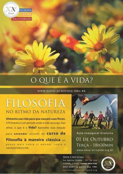 Nova Acrópole promove Aula Inaugural Gratuita com tema O que é a Vida?