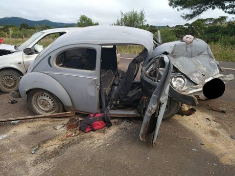 Santa Catarina: acidente mata uma pessoa na SC-390, em Bom Jardim da Serra