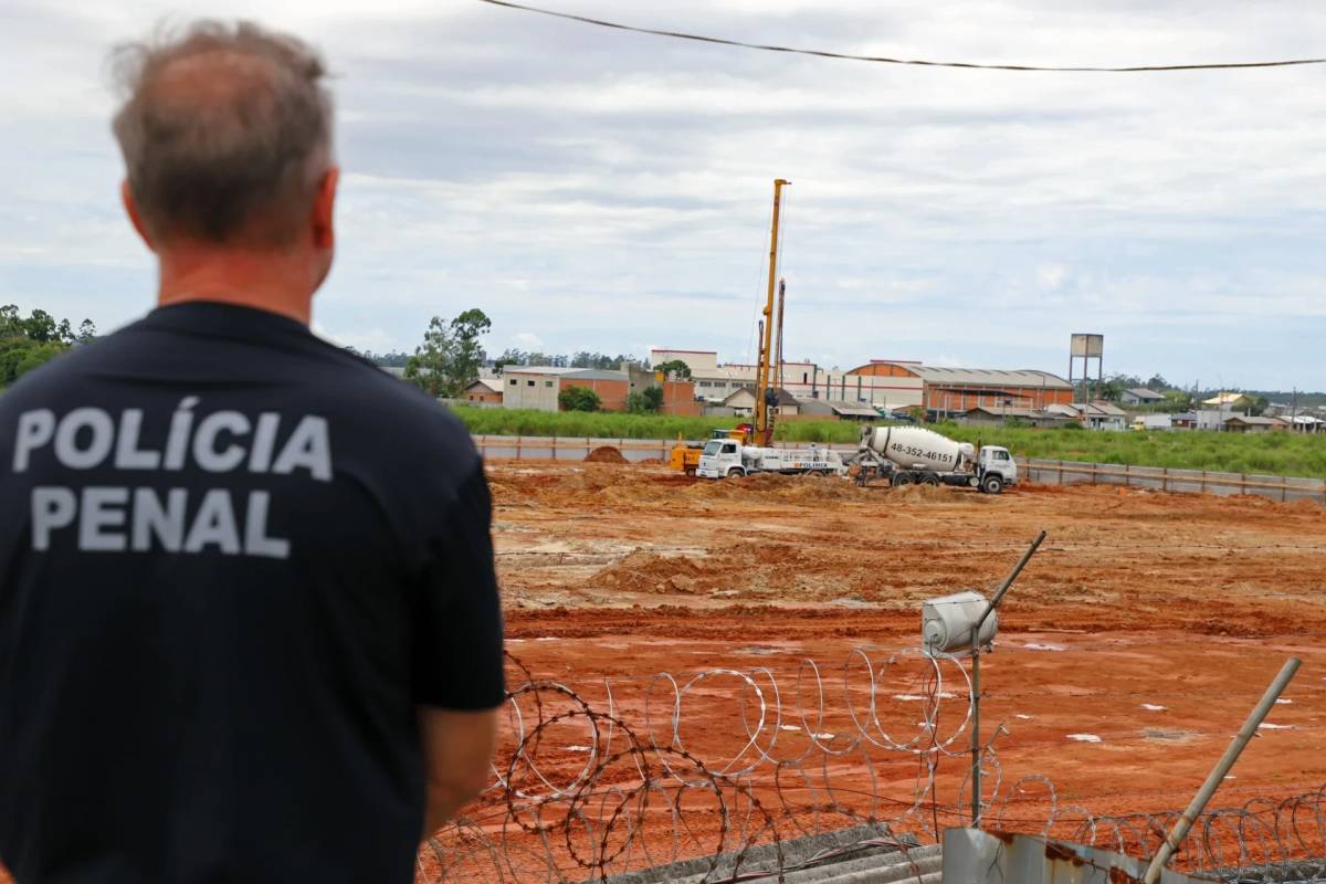 Fotos: obras do novo presídio de Araranguá atingem 20% de execução e avançam para a etapa estrutural — foto 5