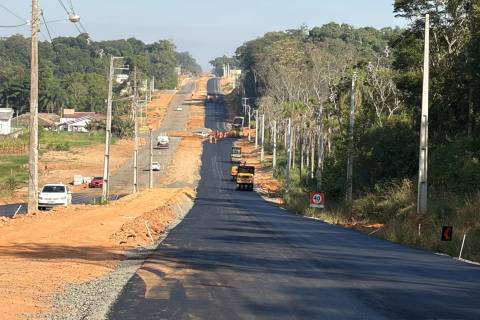 Avenida Antônio Scotti: mais de 70% da obra já foi executada