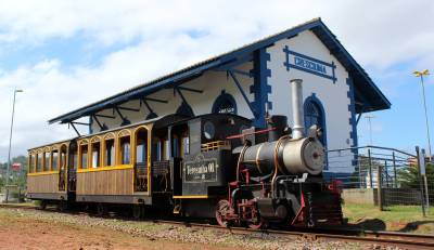 Trilhos da Mini Ferrovia Terezinha em manutenção até a próxima semana