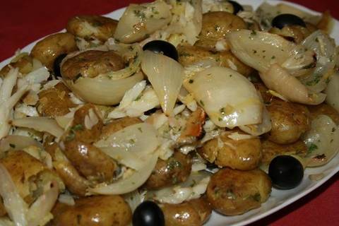 Lascas de Bacalhau ao Murro 