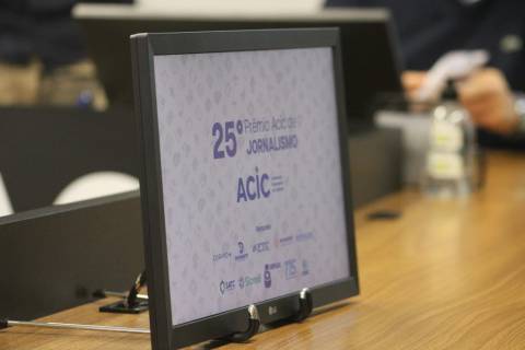 Criciúma: 25° Prêmio Acic de Jornalismo é lançado; inscrições estão abertas