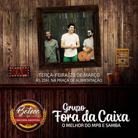 MPB embala Boteco do Criciúma Shopping