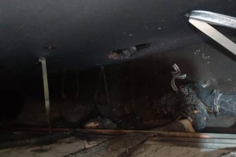 Princípio de incêndio em salão de festas é controlado por frequentadores em Criciúma