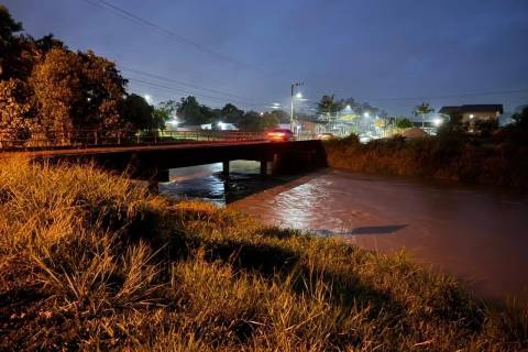Desassoreamento do rio Sangão: terceira etapa da ação já retirou 300 mil metros cúbicos de material