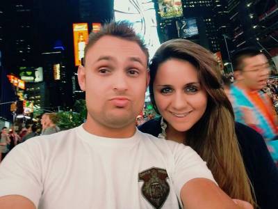 Diego & Thamyris na distante e gelada Boston