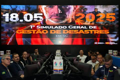 Santa Catarina conclui maior simulado de desastres da história do país e já anuncia nova edição para 2026