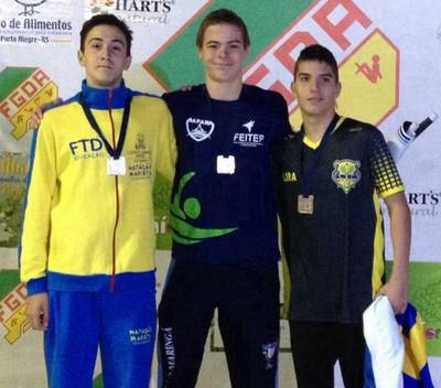 Natação de Criciúma conquista três medalhas no Sul-Brasileiro