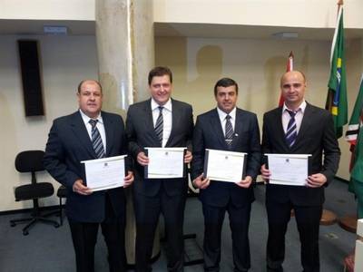 Prefeitos e vereadores de Nova Veneza e Forquilhinha são diplomados