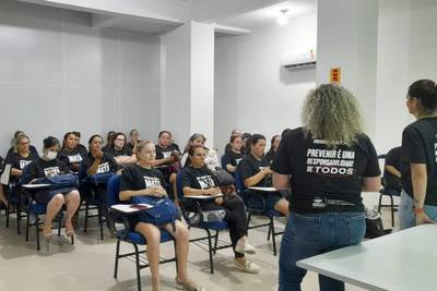 ACSs de Morro da Fumaça participam de capacitação realizada pela Regional de Saúde