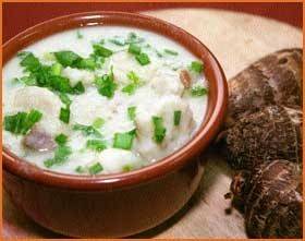 Sopa de inhame 