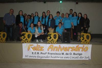 Escola Francisca Búrigo de Cocal do Sul em Festa