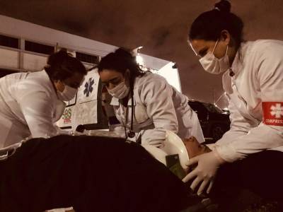 Finalizada mais uma edição do simulado de APH da Unesc