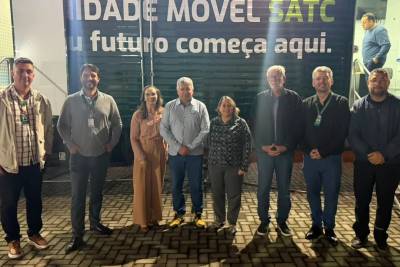 Satc leva curso gratuito de solda e laboratório itinerante para Cocal do Sul