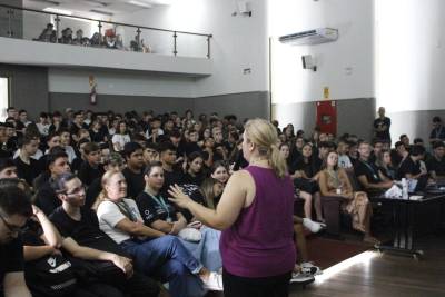 Calouros do Ensino Técnico são recepcionados pelo Colégio Satc