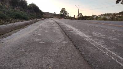 PMRv identifica alguns pontos de congelamento nas rodovias SC-390, SC-110 e SC-370