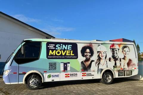 Balneário Arroio do Silva recebe ação do Sine Móvel com oferta de vagas de trabalho nesta quinta-feira