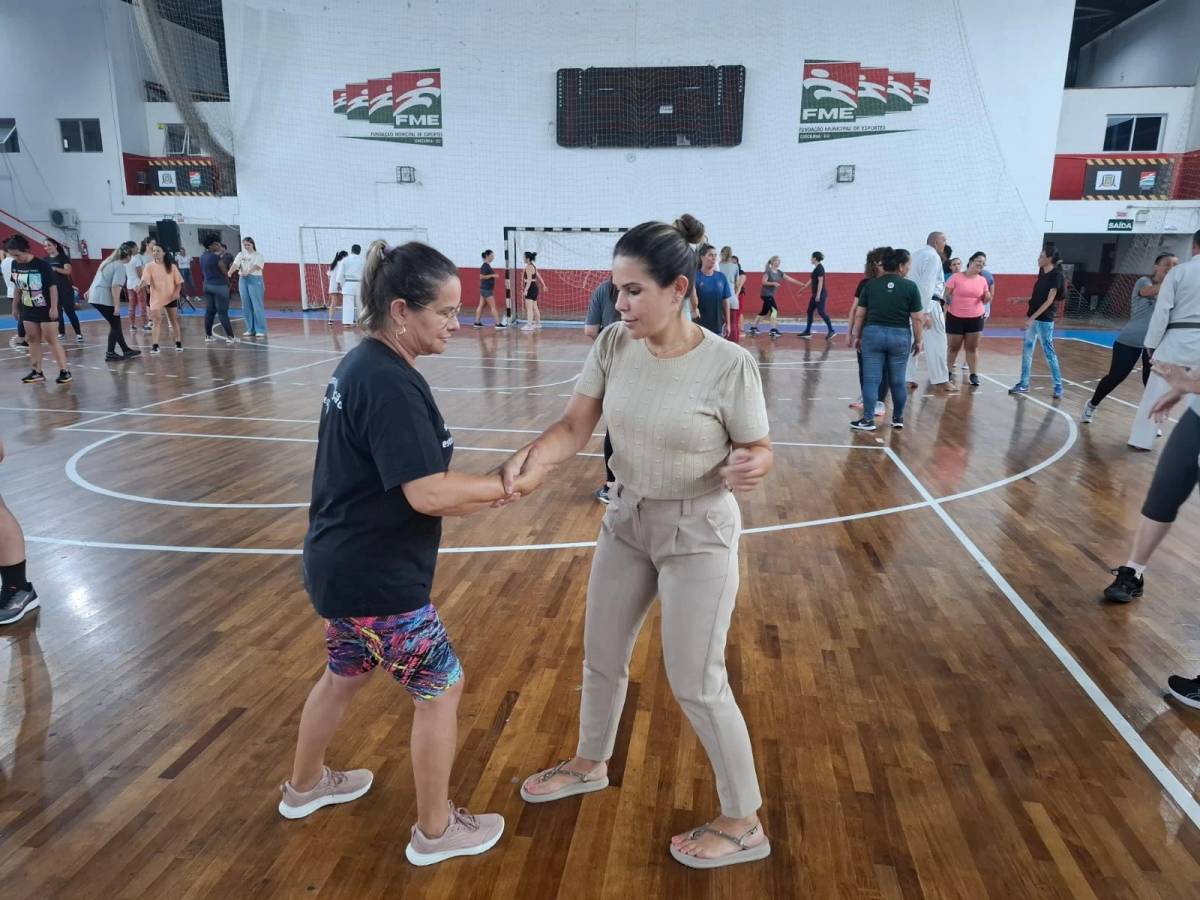 Curso de defesa pessoal ensina métodos de proteção para mulheres em Criciúma — foto 2