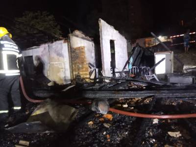 Incêndio destrói casa em Braço do Norte; prejuízo estimado é de R$ 60 mil