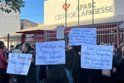Em apoio aos professores, pais de alunos da Afasc farão manifestação neste sábado em Criciúma