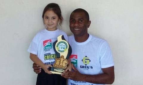 Atleta é campeã do Festival Nacional da Criança