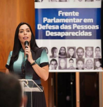 Deputada lança Frente Parlamentar em Defesa das Pessoas Desaparecidas