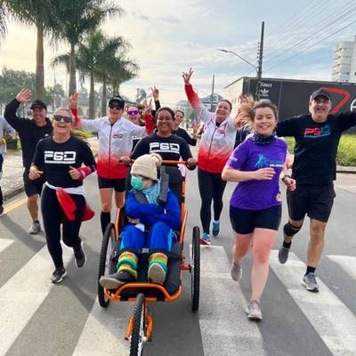 Cocal do Sul promove corrida para portadores de necessidades especiais