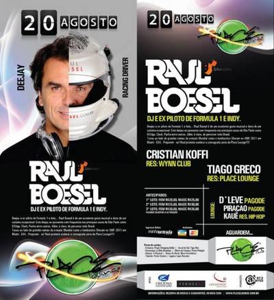 Place Lounge recebe Raul Boesel