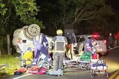 Identificado adolescente que morreu após capotamento na SC-390