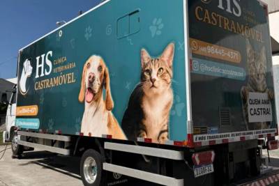 Castramóvel está com vagas abertas para cães e gatos em Laguna