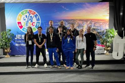 Atletismo de Nova Veneza conquista seis medalhas na fase estadual dos Jesc