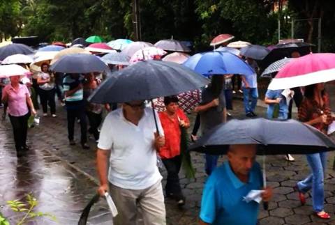 VÍDEO: Sob chuva, o resgate do Domingo de Ramos