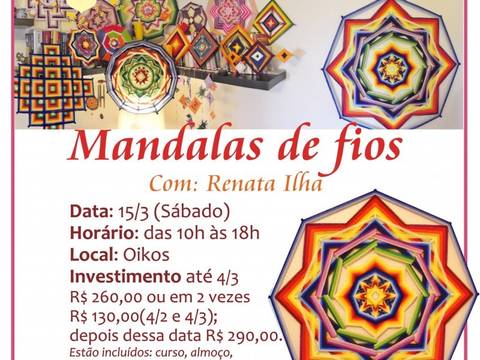 Workshop Mandalas De Fio