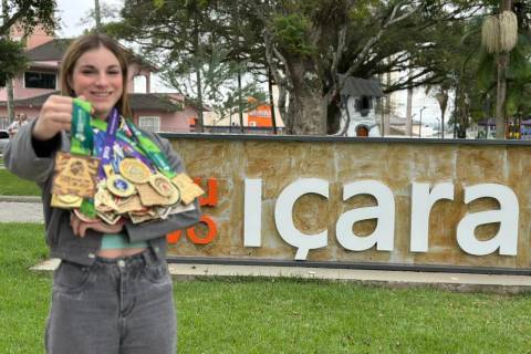 Atleta de Içara disputa Brasileiro de Jiu-Jitsu neste domingo
