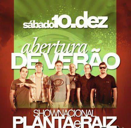 Jaguaruna recebe a banda de reggae Planta e Raiz