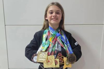 Atleta de Forquilhinha disputa competição em preparação para o Brasileiro de jiu-jítsu