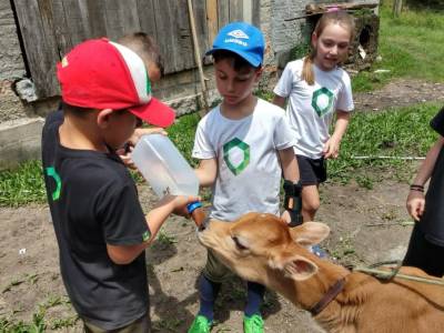 Alunos do Colégio Satc vivenciam prática do Inglês em visita a fazenda