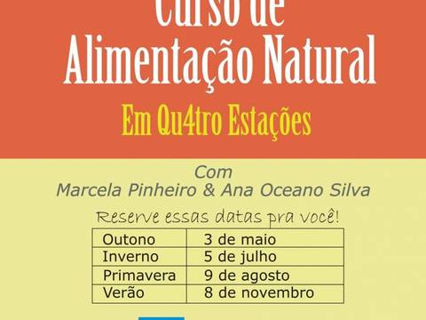 Curso De Alimentação Naturam - Quatro Estações