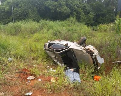 Identificado passageiro que morreu em capotamento na Via Rápida em Içara