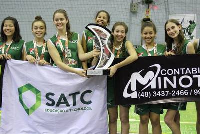 Satc fica em terceiro no Estadual sub-13 de basquete