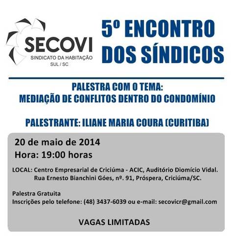  5º Encontro dos Síndicos