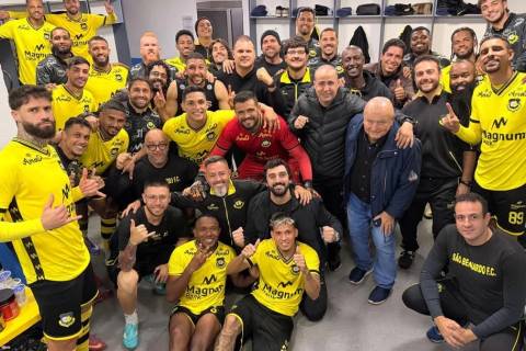Pela primeira vez participando da Série B, São Bernardo assume a liderança da competição