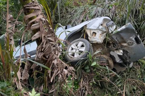 Acidente de trânsito deixa três pessoas feridas na SC-370