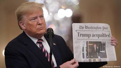 Trump desabafa sobre o impeachment
