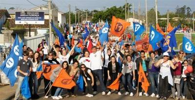 Domingo de caminhadas para Gava e Spilere