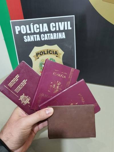 Espanhol que falsificou passaportes é preso pela Polícia Civil em Timbé do Sul