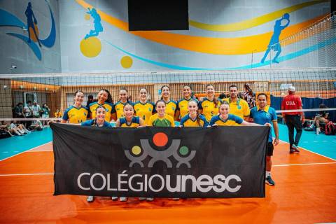 Representante do Brasil, Colégio Unesc encerra Mundial Escolar de Vôlei entre os dez melhores